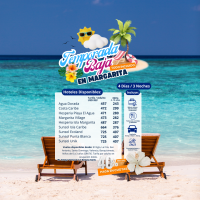 Temporada Baja en Margarita 4 días / 3 noches